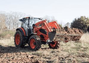 Kioti HX Series HX1302 Powershift (CAB) Utility Tractor with Loader